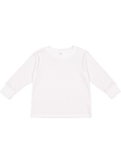 Toddler Long Sleeve Fine Jersey Tee Rabbit Skins 3302