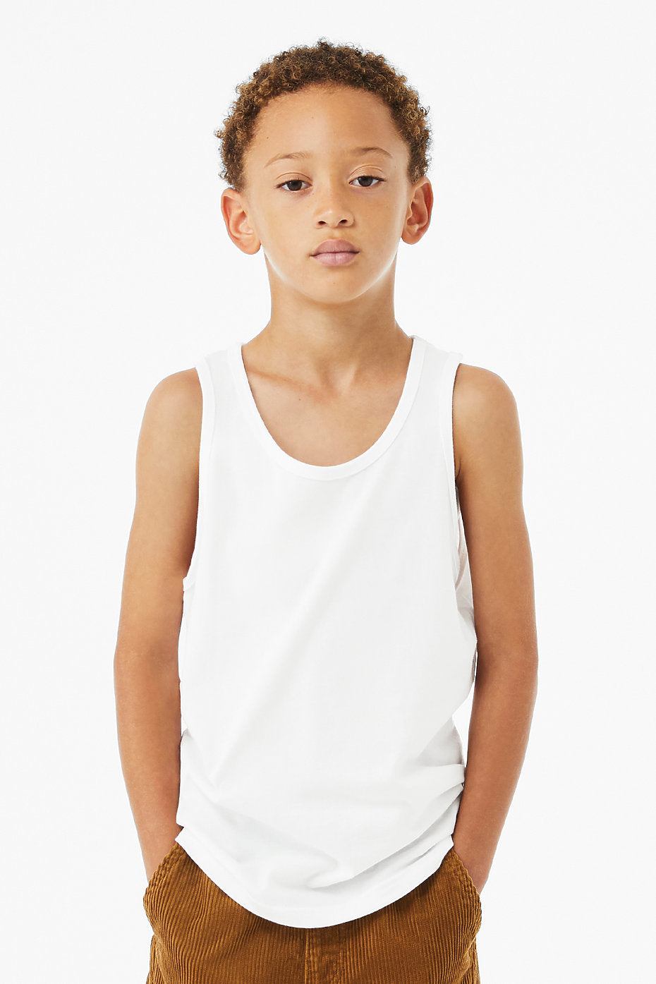 Youth Heather CVC Tank Bella+Canvas 3480YCVC