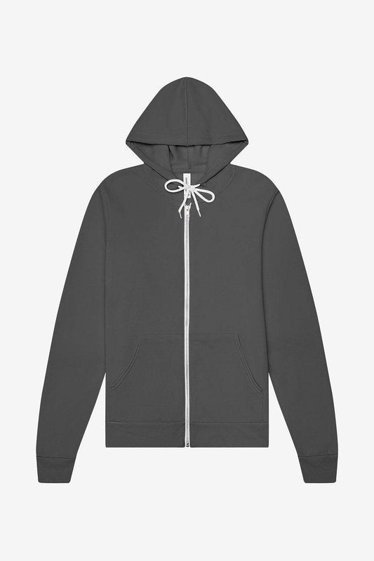Unisex Sponge Fleece Full-Zip Hoodie Bella+Canvas 3739 X-SMALL & SMALL