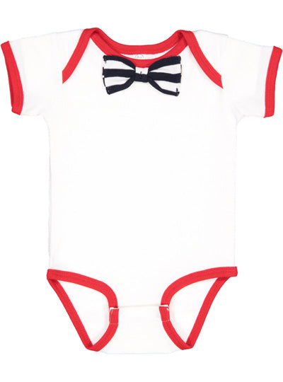 Infant Bow Tie Bodysuit Rabbit Skins 4407