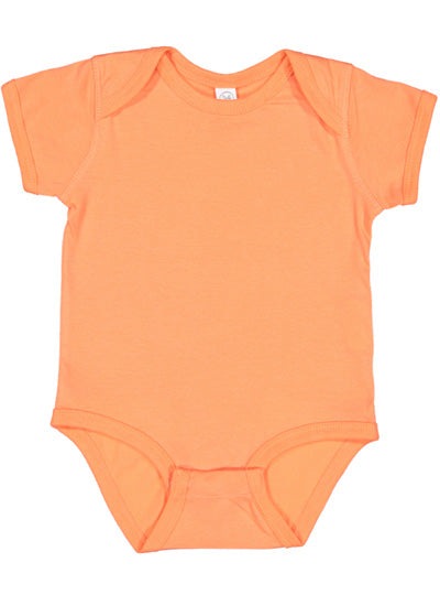 Infant Fine Jersey Bodysuit Rabbit Skins 4424 (CONT'D) ORANGE TO SALTWATER