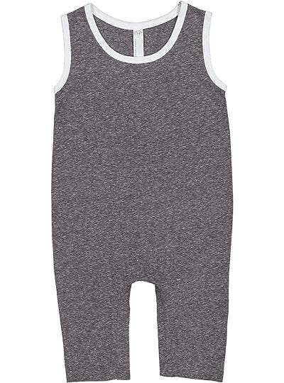 Infant Melange Tank Romper Rabbit Skins 4492