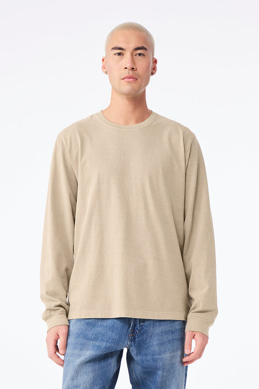 Unisex Heavyweight Garment Dye Long Sleeve Tee Bella+Canvas 4851GD