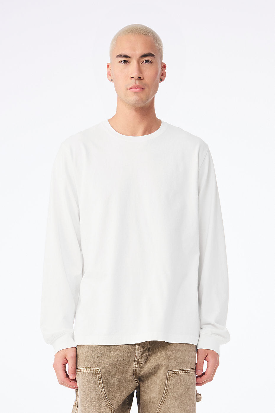 Unisex Heavyweight Garment Dye Long Sleeve Tee Bella+Canvas 4851GD