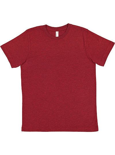 Youth Fine Jersey Tee LAT 6101 APPLE TO CARDINAL BLACKOUT