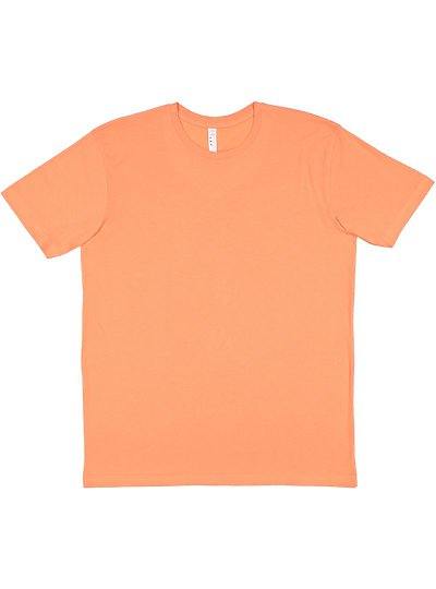 Unisex Fine Jersey Tee LAT 6901 (CONT'D) LIGHT BLUE TO PAPAYA