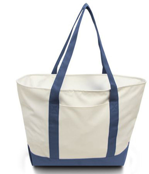 Giant Zipper Boat Tote - Stylish and Versatile Tote 7006