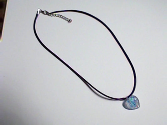 Necklaces on Purple Faux Leather Cord, Great for Her!