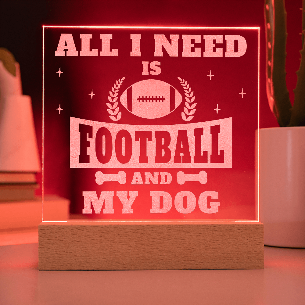 Engraved Square LED Acrylic Plaque
