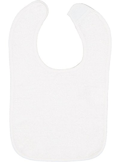 Infant Contrast Trim Terry Bib  Rabbit Skins  1003
