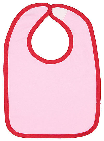 Infant Contrast Trim Bib  Rabbit Skins  1004