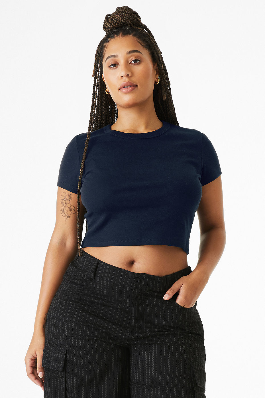 Women's Micro Rib Baby Tee Bella+Canvas 1010