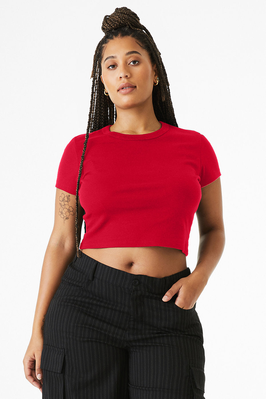 Women's Micro Rib Baby Tee Bella+Canvas 1010