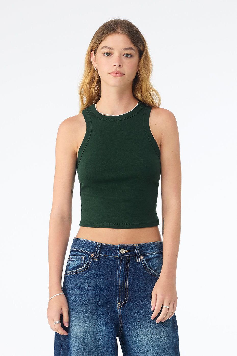 Women's Micro Rib Racer Tank - 1019  BELLA CANVAS