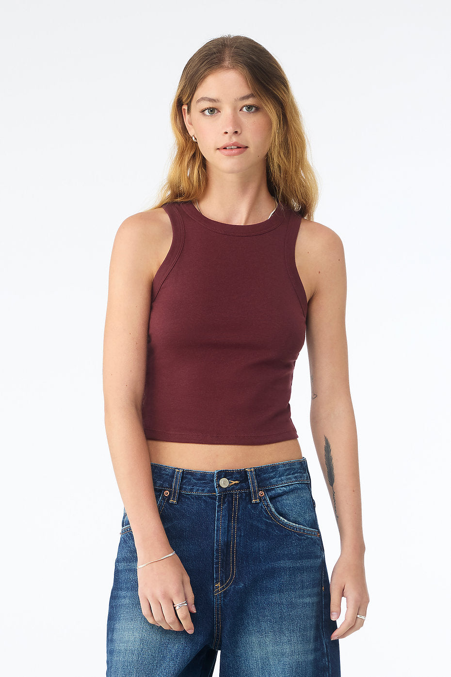 Women's Micro Rib Racer Tank - 1019  BELLA CANVAS