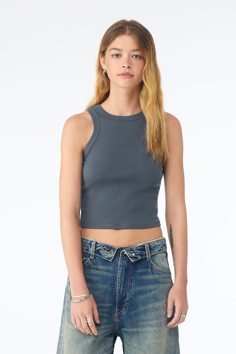 Women's Micro Rib Racer Tank - 1019  BELLA CANVAS