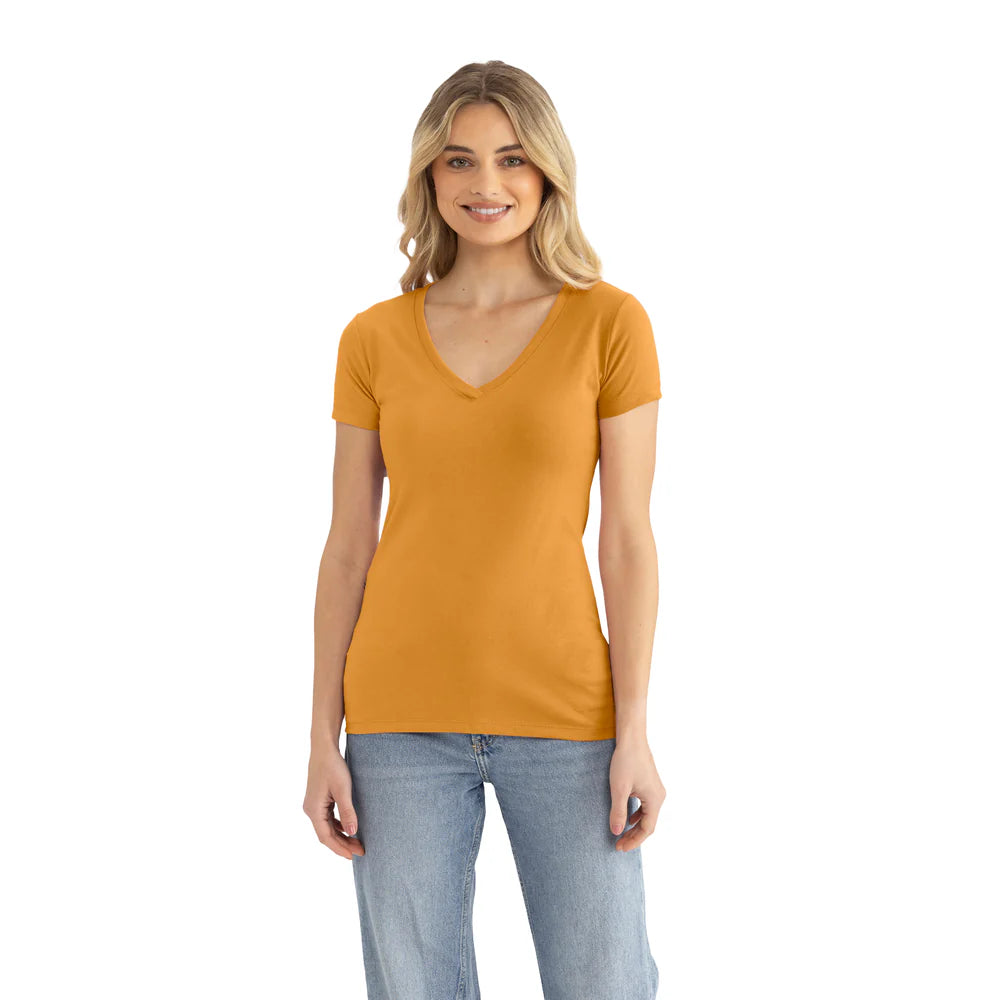 1540 Women's Ideal V-Neck T-Shirt  Next Level  SIZES X-LARGE, 2XL, & 3XL