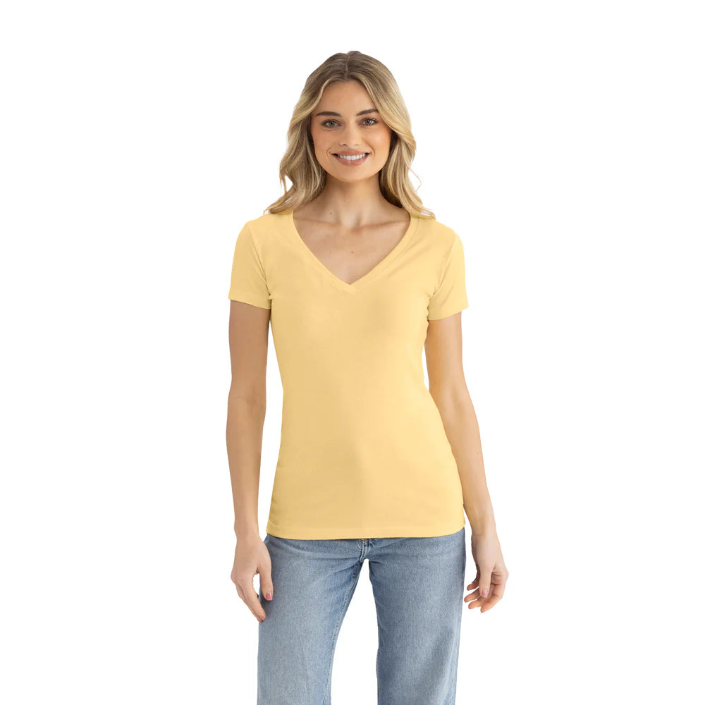 1540 Women's Ideal V-Neck T-Shirt  Next Level  SIZES X-LARGE, 2XL, & 3XL