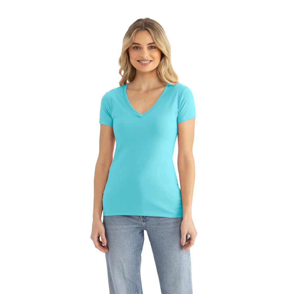 1540 Women's Ideal V-Neck T-Shirt  Next Level  SIZES X-LARGE, 2XL, & 3XL