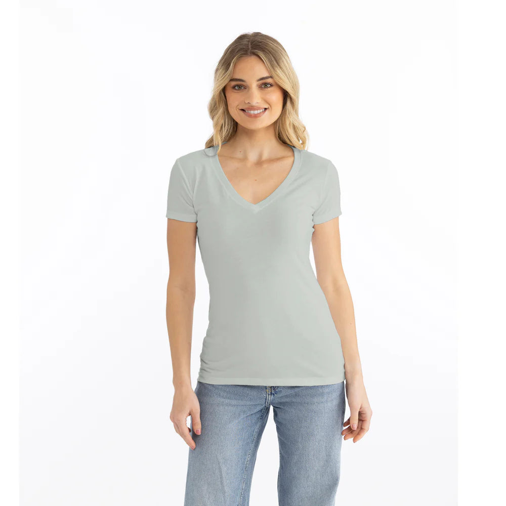 1540 Women's Ideal V-Neck T-Shirt  Next Level  SIZES X-LARGE, 2XL, & 3XL