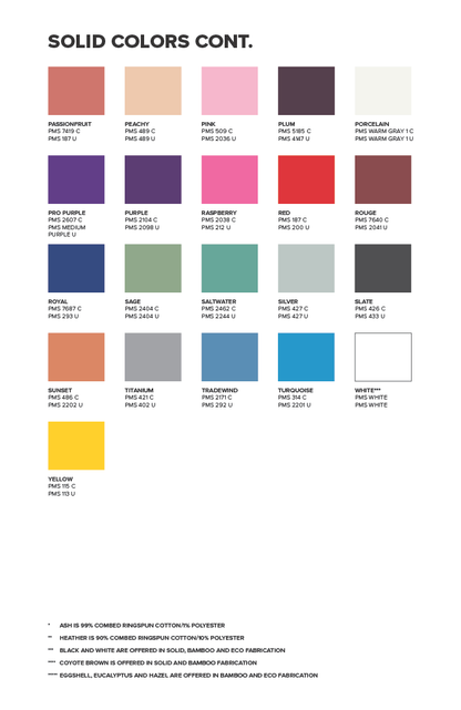 LIVE AND TELL (LAT) COLOR CARD
