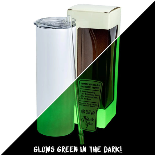 20oz Glow in the Dark (Green) Tumbler