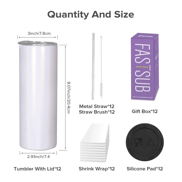 20oz Tumbler Holographic White Get your Customization on Today!