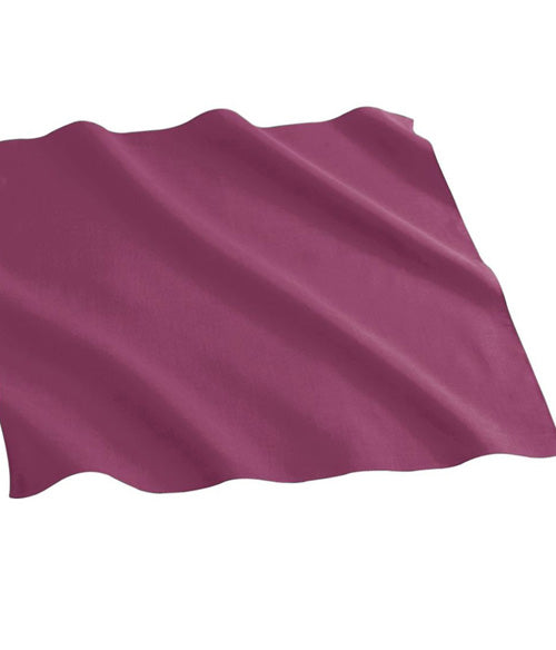 Augusta Cotton Bandana in solid purple color, soft and versatile for stylish headwear or practical use.