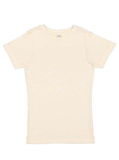 Girls Fine Jersey Tee  LAT  2616  YOUTH LARGE & X-LARGE