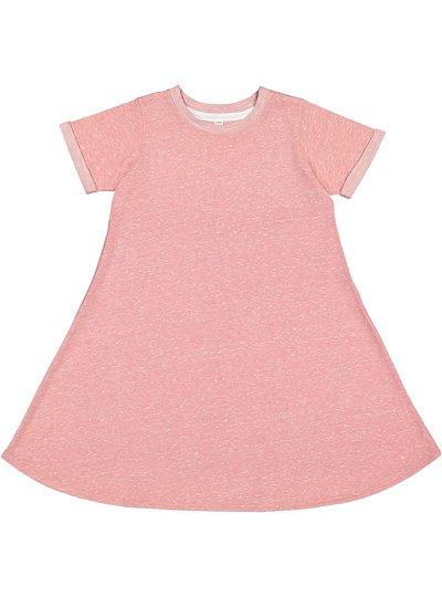 Girls Melange French Terry Dress  LAT  2679