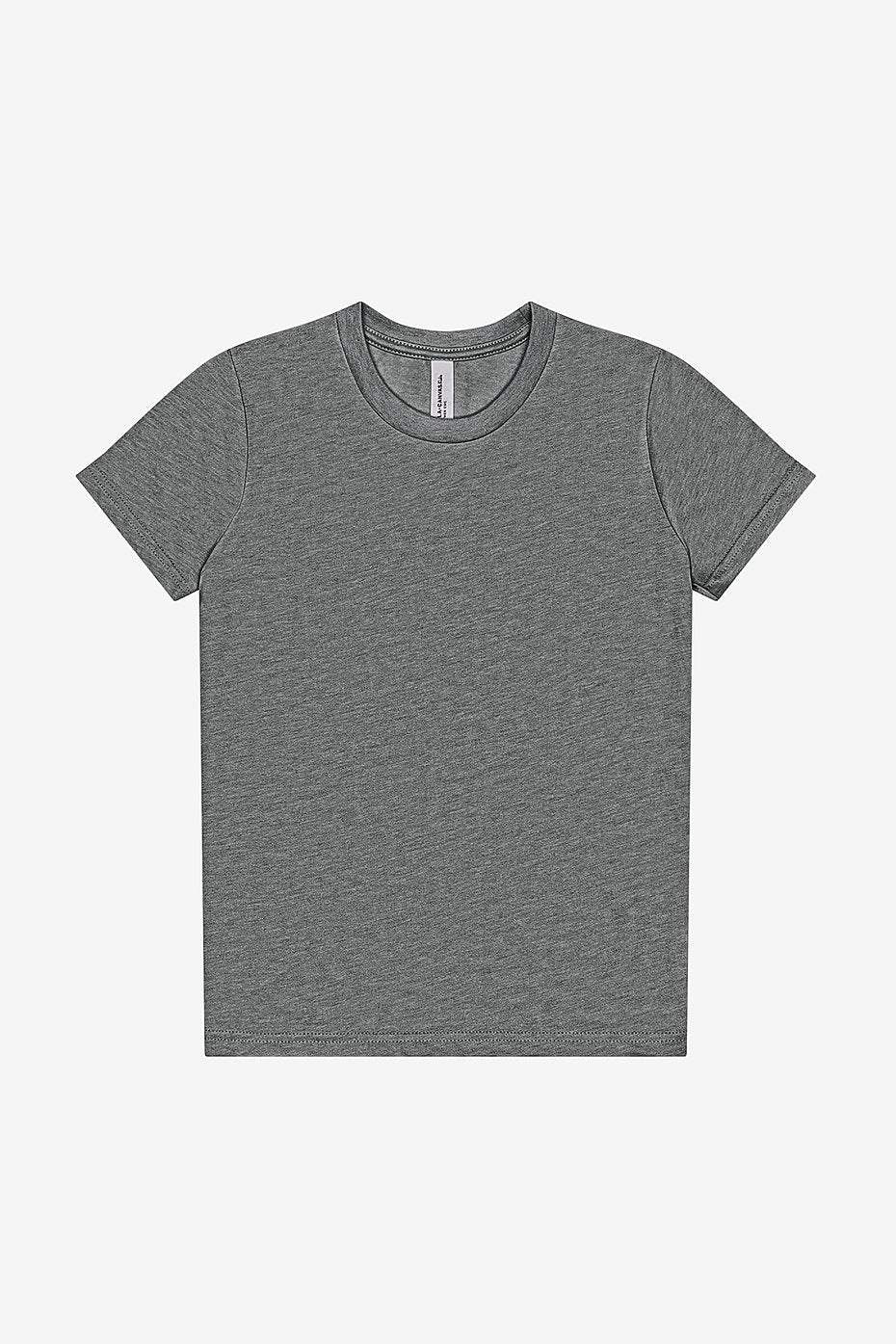 Youth Heather CVC Short Sleeve Tee  Bella+Canvas  3001YCVC YS & YM