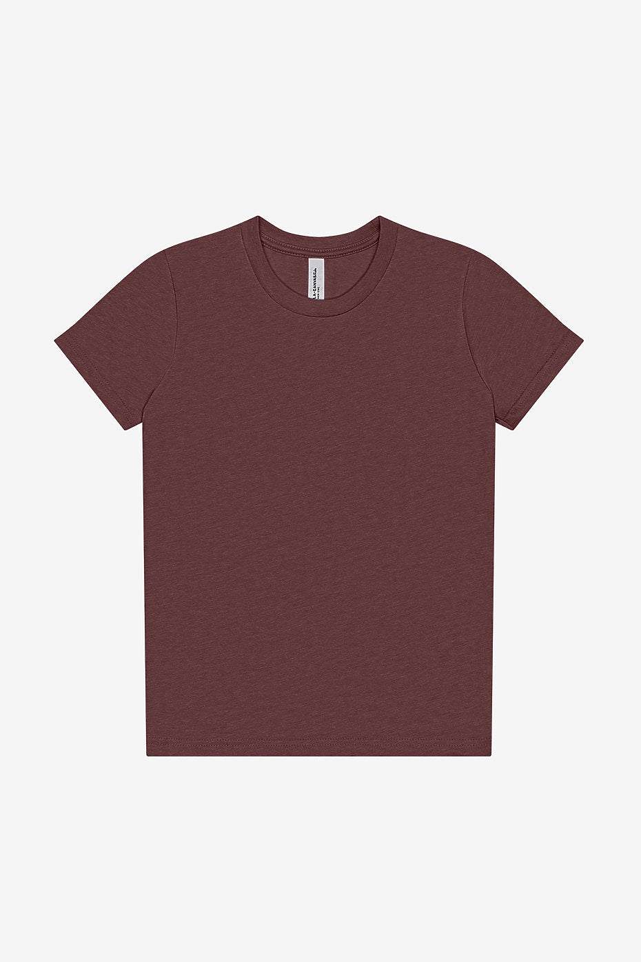 Youth Heather CVC Short Sleeve Tee  Bella+Canvas  3001YCVC YS & YM