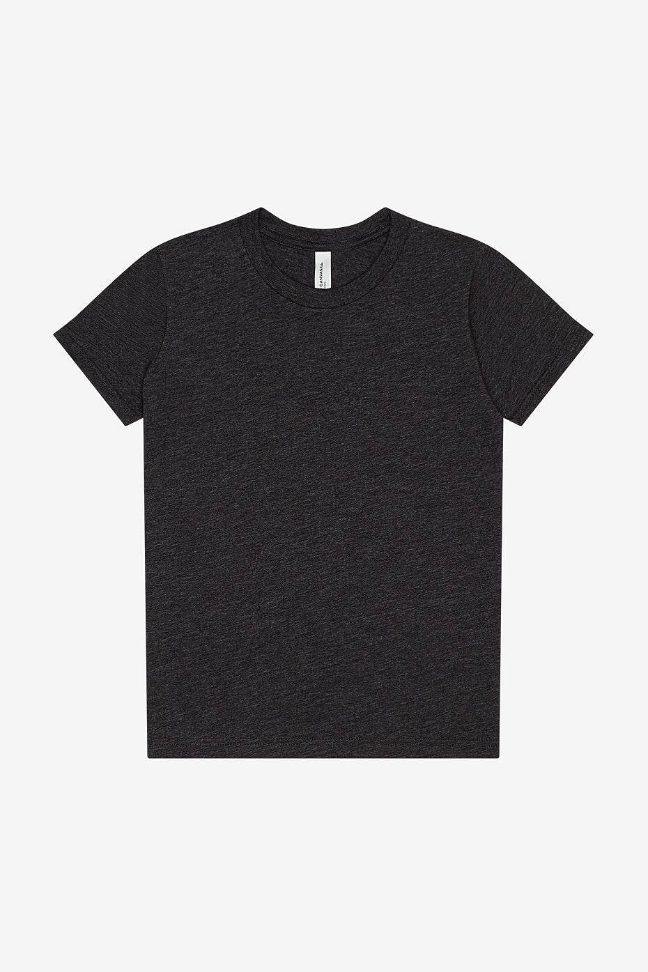 Youth Heather CVC Short Sleeve Tee  Bella+Canvas  3001YCVC YS & YM