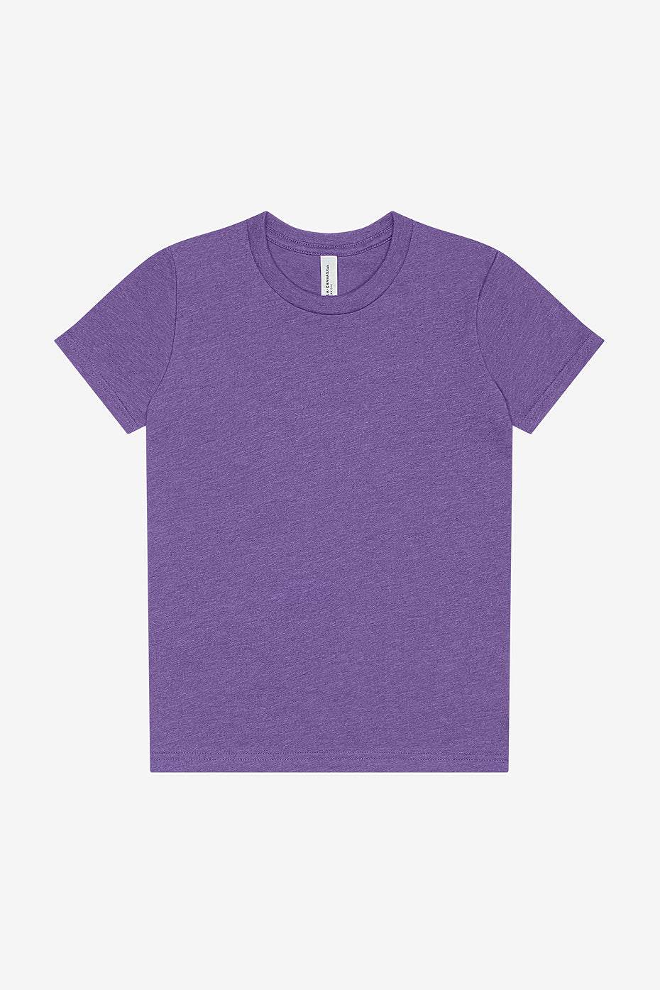 Youth Heather CVC Short Sleeve Tee  Bella+Canvas  3001YCVC YS & YM