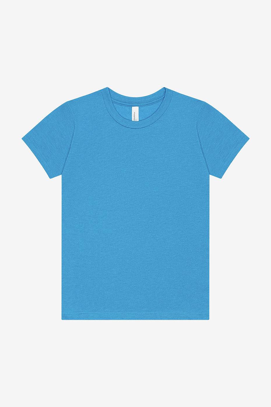 Youth Heather CVC Short Sleeve Tee  Bella+Canvas  3001YCVC YS & YM