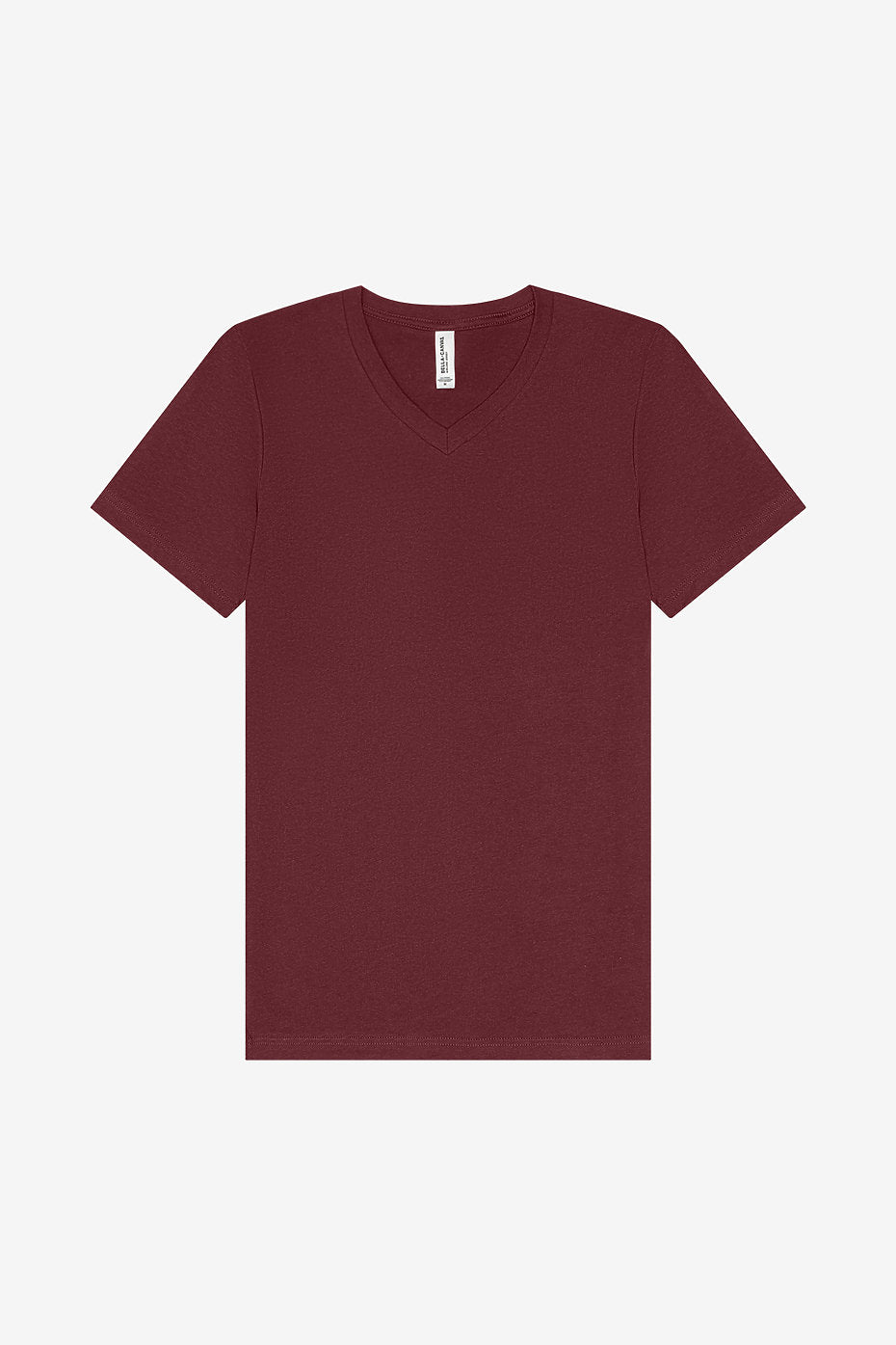 Unisex Jersey Short Sleeve V-Neck Tee  Bella+Canvas  3005 X-LARGE, XX-LARGE, & XXX-LARGE