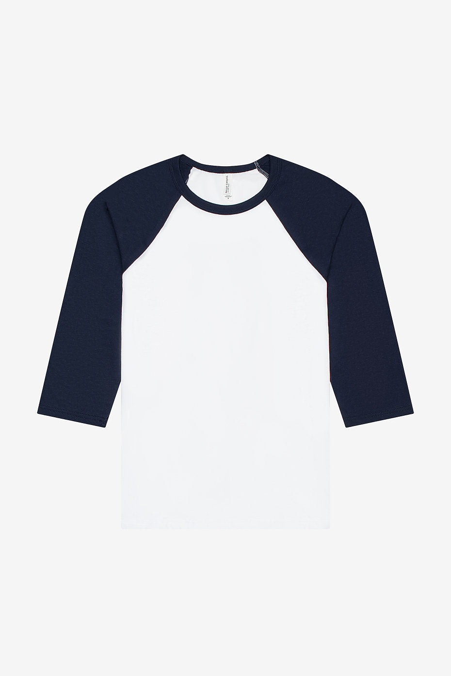 Unisex 3/4 Sleeve Baseball Tee Bella+Canvas  3200 X-SMALL, SMALL, & MEDIUM