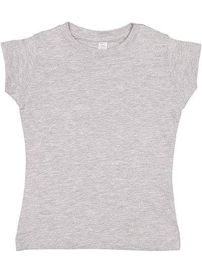 Toddler Girls Fine Jersey Tee  Rabbit Skins  3316