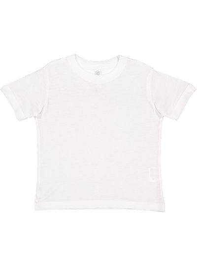 Toddler Fine Jersey Tee  Rabbit Skins  3321  APPLE TO CARDINAL BLACKOUT