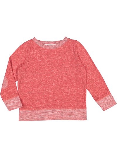Toddler Melange French Terry Long Sleeve  Rabbit Skins  3379