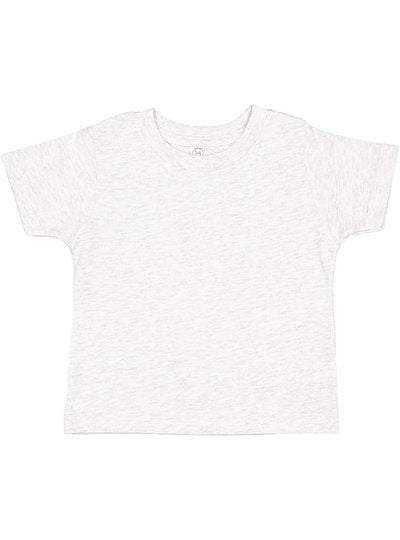 Infant Cotton Jersey Tee in white, soft 100% cotton baby t-shirt with ribbed collar and double needle hem