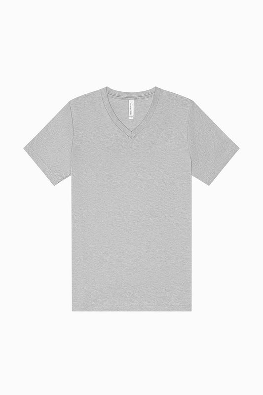 Unisex Triblend Short Sleeve V-Neck Tee Bella+Canvas  3415 LARGE, X-LARGE, & XX-LARGE