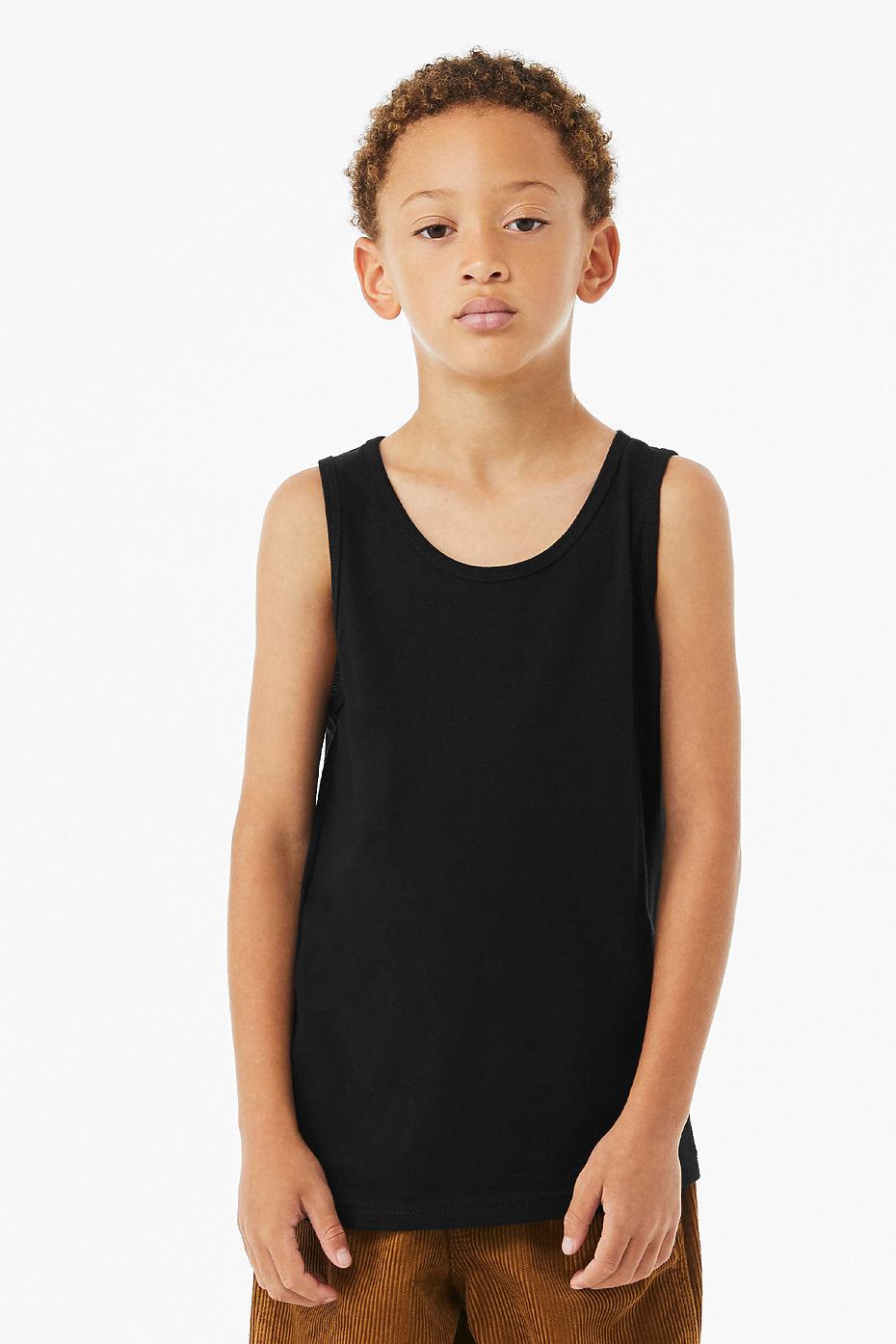 Youth Heather CVC Tank  Bella+Canvas  3480YCVC