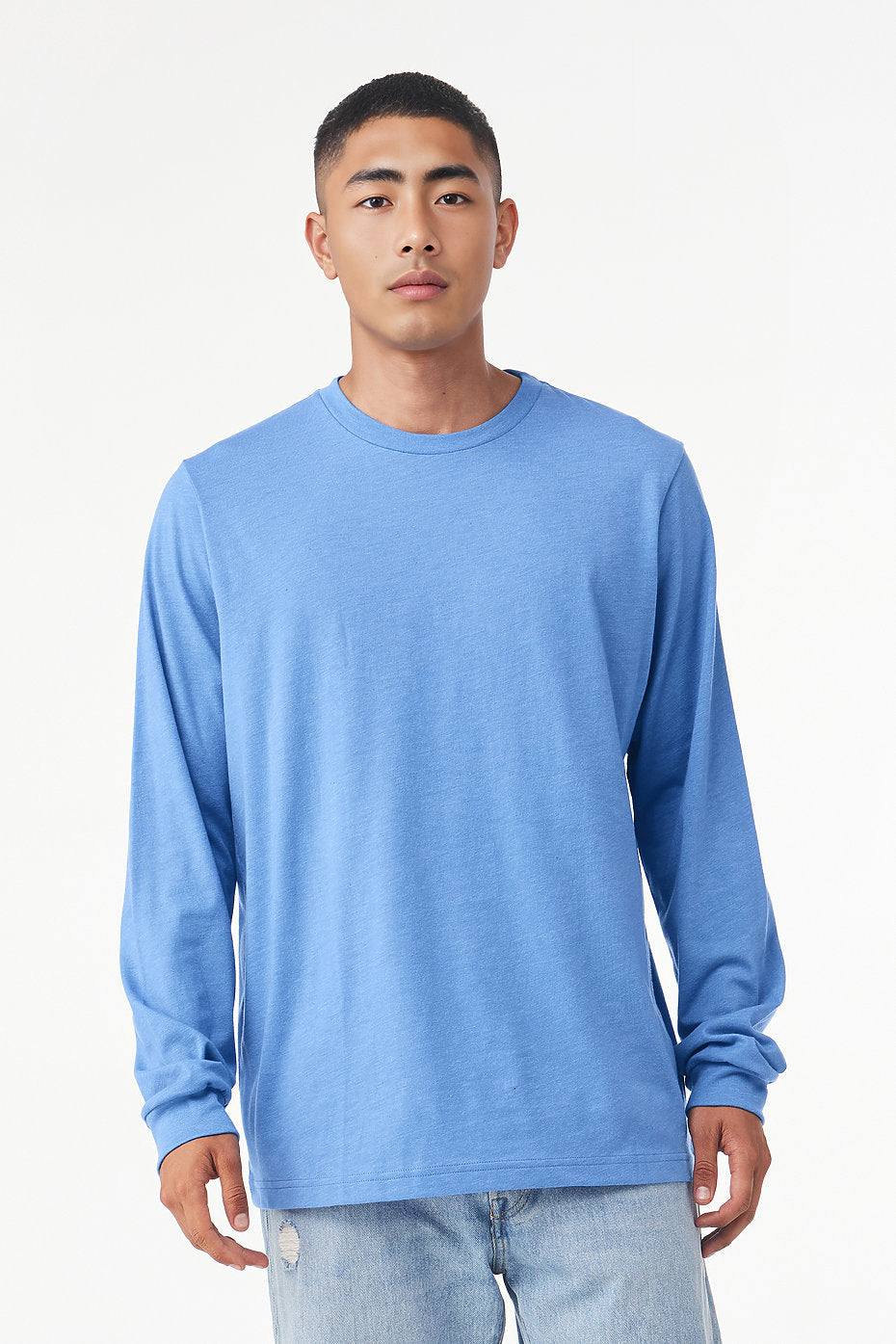 Unisex Jersey Long Sleeve Tee  Bella+Canvas  3501  X-SMALL & SMALL