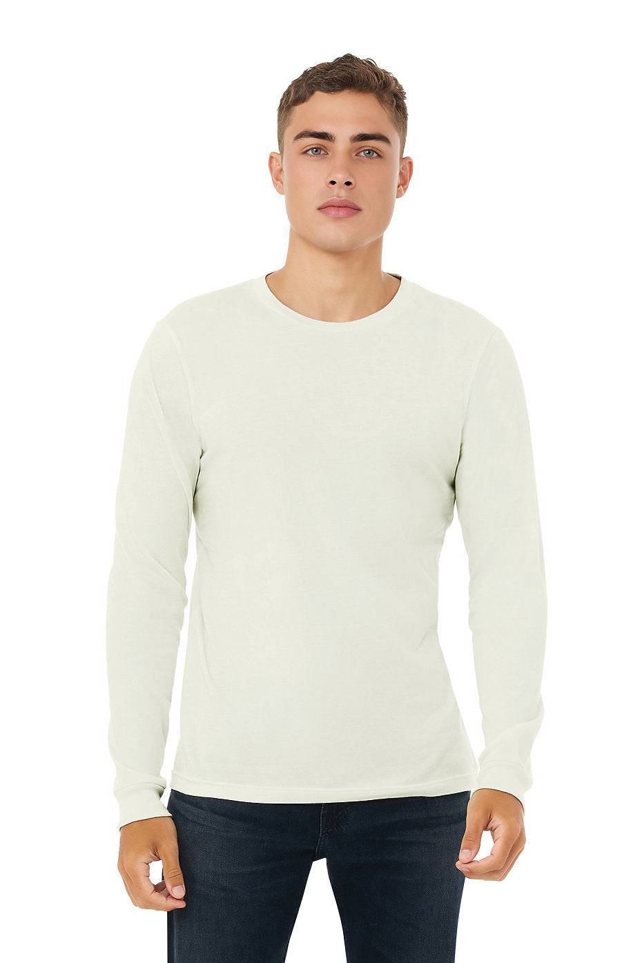 Unisex Jersey Long Sleeve Tee  Bella+Canvas  3501  X-SMALL & SMALL