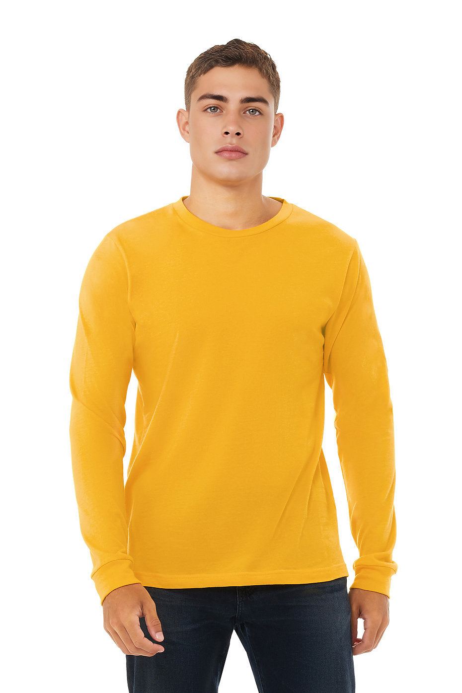 Unisex Jersey Long Sleeve Tee  Bella+Canvas  3501  X-SMALL & SMALL