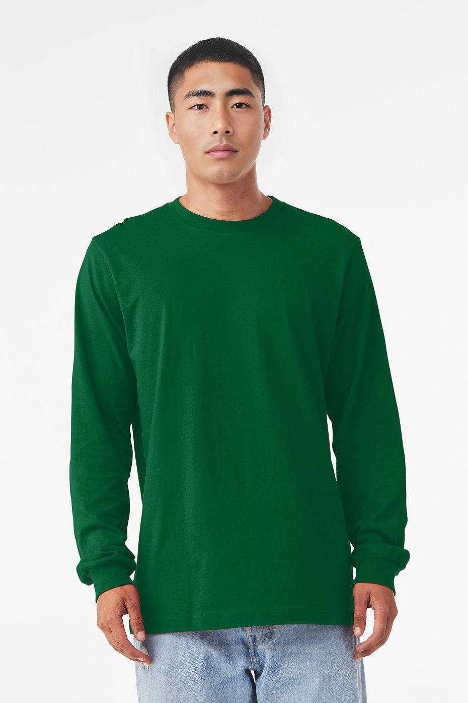 Unisex Jersey Long Sleeve Tee  Bella+Canvas  3501  X-SMALL & SMALL