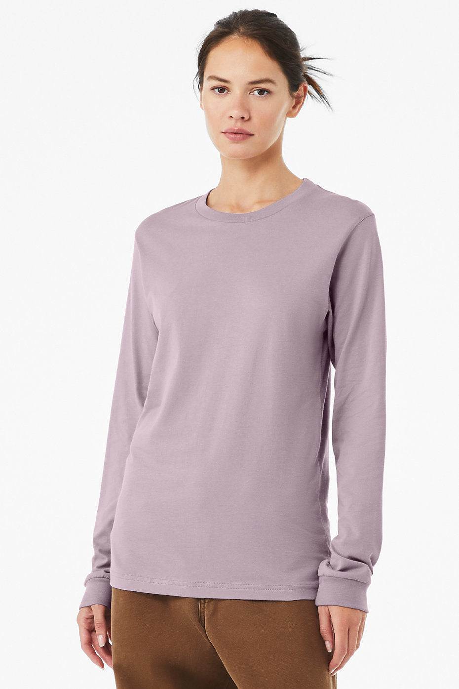 Unisex Jersey Long Sleeve Tee  Bella+Canvas  3501  X-SMALL & SMALL