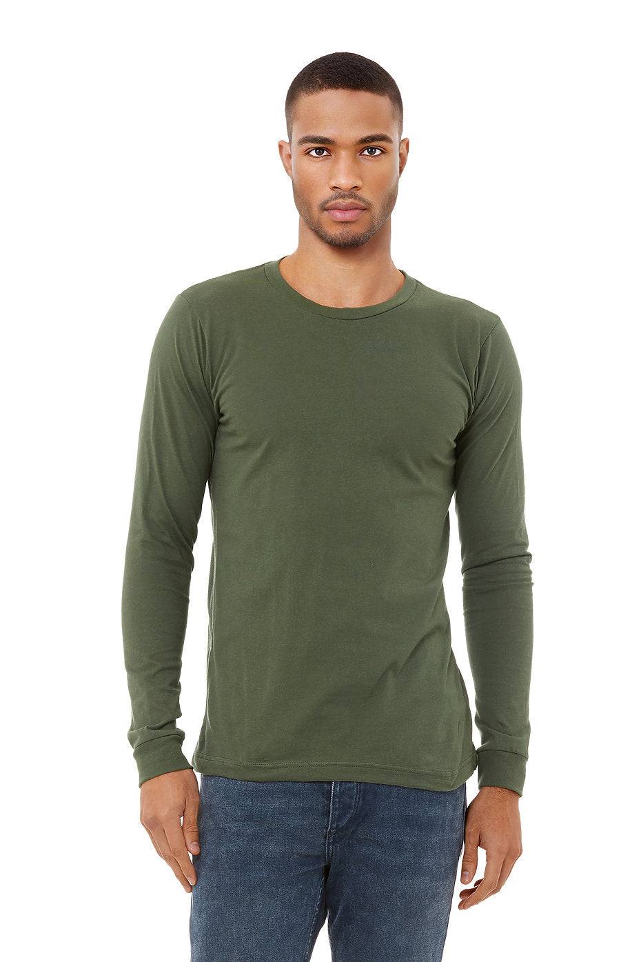 Unisex Jersey Long Sleeve Tee  Bella+Canvas  3501  X-SMALL & SMALL