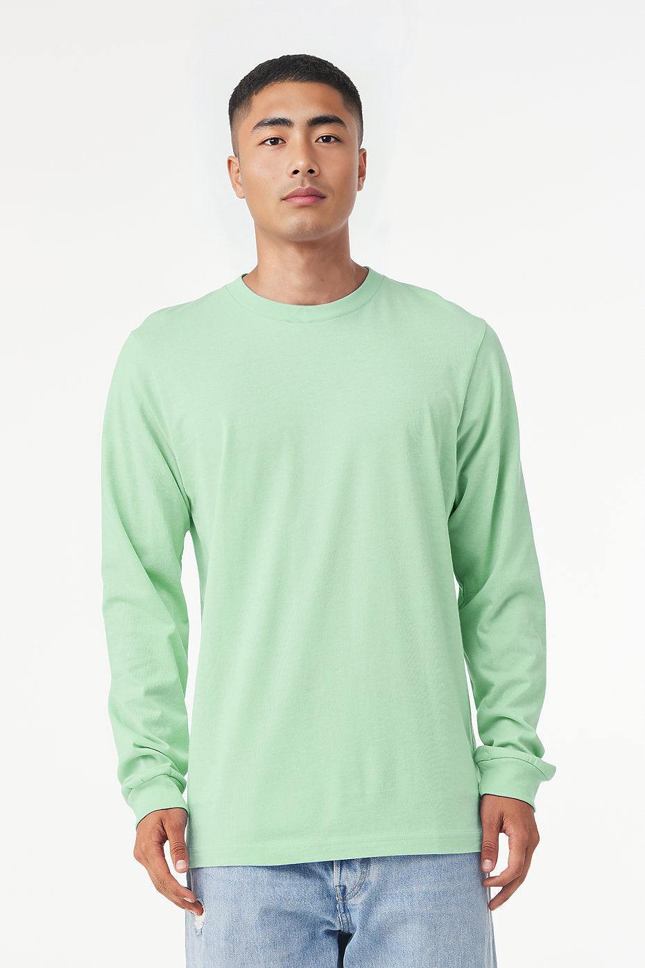 Unisex Jersey Long Sleeve Tee  Bella+Canvas  3501  X-SMALL & SMALL